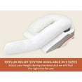 thumbnail image 3 of MedCline Reflux Relief System, Bundle - Bed Wedge Pillow for Acid Reflux & GERD Relief, Full Body Pillow with Extra Cases - Arm Hole Pocket & Incline Sleep Position - Small - 5'4" & Below, 3 of 11