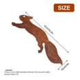 thumbnail image 3 of CNKOO Metal Squirrel Silhouette  Simulation Tree Climbing Squirrel with Rusty Elegant Garden Design Tree Decor Running Squirrel Plug Sculpture Garden Yard Decoration, 3 of 7