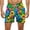 Multicolor, variant on Qulqfy Men's Swim Trunks 7 Inch Inseam Big & Tall Hawaiian Print Quick Dry Board Shorts Stretch with Pockets Drawstring Pool Beach Shorts Mens Bathing Suit L