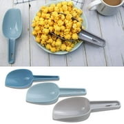Flour Scoop Set of 3, Plastic Ice Scoops, Kitchen Scoop Bar Scooper for Popcorn Pet Food Dry Goods Coffee Beans Candy