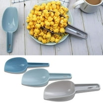 Flour Scoop Set of 3, Plastic Ice Scoops, Kitchen Scoop Bar Scooper for Popcorn Pet Food Dry Goods Coffee Beans Candy