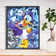 thumbnail image 2 of 5D bricolaje ronda completa taladro diamante pintura pato Donald y Mickey decoración del hogar FLhrweasw Nuevo, 2 of 9