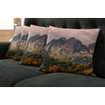 thumbnail image 5 of Ambesonne Nature Throw Pillow Cover 4 Pack, Mountain Forest Scenery, 20", Multicolor, 5 of 5