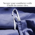 thumbnail image 5 of Neutral Solid Color 3-Piece Duvet Cover Set by Southshore Fine Linens, 5 of 8