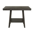 thumbnail image 6 of Powell Thewlis 47.5" Square Farmhouse Dining Table with Lazy Suzan, Gray, 6 of 14