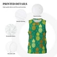 thumbnail image 3 of Naloa Pineapples1 Basketball Jersey Reversible Men's Mesh Athletic Sports Shirts Training Practice S-4XL4X-Large, 3 of 6