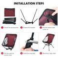 thumbnail image 2 of Chaise de Camping Portable Pliante avec Sac de Rangement, 2 of 8