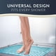 thumbnail image 3 of Alfombra de ducha Homerella antideslizante de 53 x 53 cm con ventosas, 3 of 7