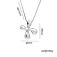 thumbnail image 2 of JGJJUGN Personalized Silver Initial Letter Necklace for Mom | Custom Alloy Pendant Jewelry | Elegant Monogram Necklace | Gift for Her, 2 of 2
