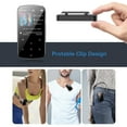 thumbnail image 6 of YiLBX Clip Mp3 Player with Bluetooth, 32GB Mini Portable Lossless Sound Music Player with FM Radio Voice Recorder Video Earphones for Running, TF Card Slot Support up to 128GB, 6 of 9