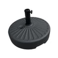 thumbnail image 3 of Zorion Base de Parapluie Remplissable Noire Robuste Stable 22 L Support de Parapluie de Réparation Robuste Rond, 3 of 9