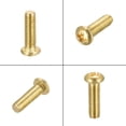 thumbnail image 5 of Uxcell M3x10mm Brass Machine Screws, Phillips Pan Head Fastener Bolts 36 Pack, 5 of 5
