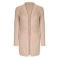 thumbnail image 4 of ShomPort Women's Open Front Long Sleeve Knit Cardigan Oversized Sweaters Thick Lounge Outwear, 4 of 6