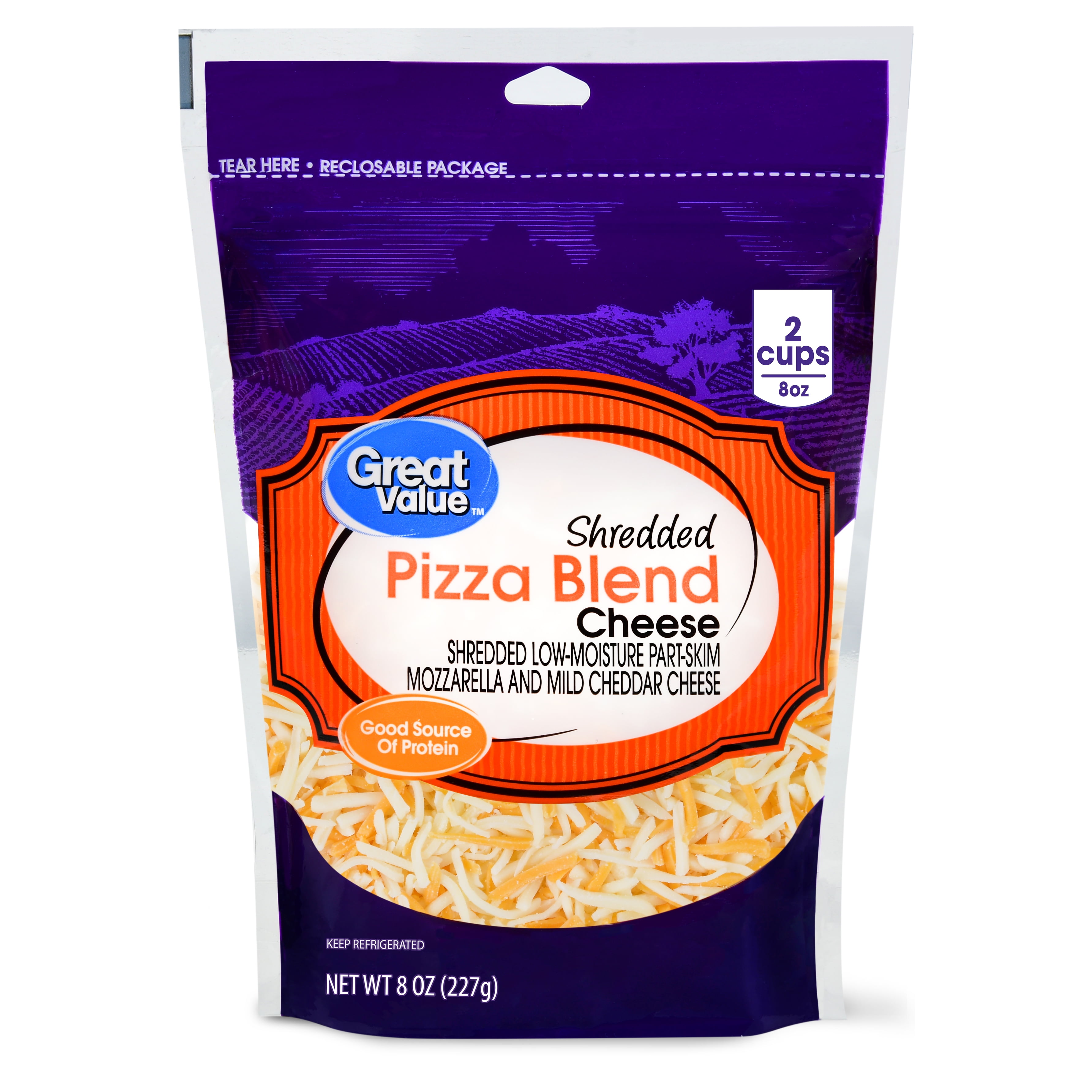605388187895 UPC Great Value Cheese Finely Shredded, Pizza Blend
