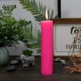 thumbnail image 3 of 2 x 9 Hot Pink Pillar Candle, 3 of 5