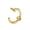 Gold Bead, variant on Unisex Fake Lip Ring Clip Titanium Steel Non-Piercing Painless Accessories-Gold-S