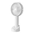 thumbnail image 1 of Ventilador de mano de moda Mini ventilador portátil cómodo para dormitorio de estudiantes (blanco) Ehuebsd Libre de BPA, 1 of 7