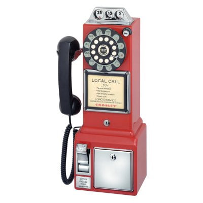 Crosley 1950'S Payphone (CR56), Red - Walmart.com