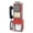 Red, variant on Crosley 1950's Pay Phone - Corded phone - black