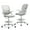 Gray, variant on JOINSUN Home Office Desk Chair, Ergonomic Mid Back with Adjustable Height, Lumbar Support, Black