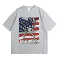 thumbnail image 3 of WTF Is A Kilometer - Camiseta con estampado gráfico divertido de esqueleto para hombre y mujer, camiseta vintage informal a la moda, camisetas de gran tamaño para hombre, 3 of 5