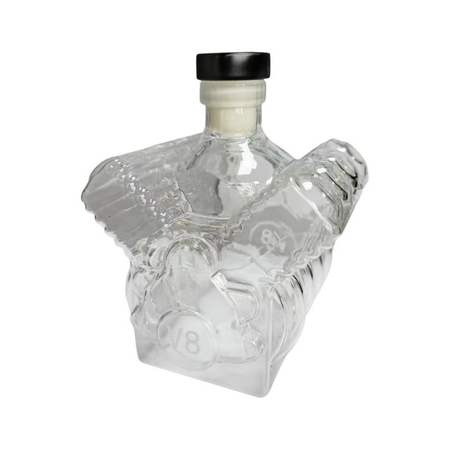 Qiweii Gourde Style Moteur V8, Gourde Créative pour Maison et Collection
