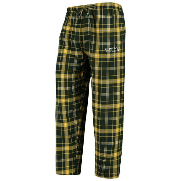 Men's Concepts Sport Green/Gold Oregon Ducks Ultimate Flannel Pants