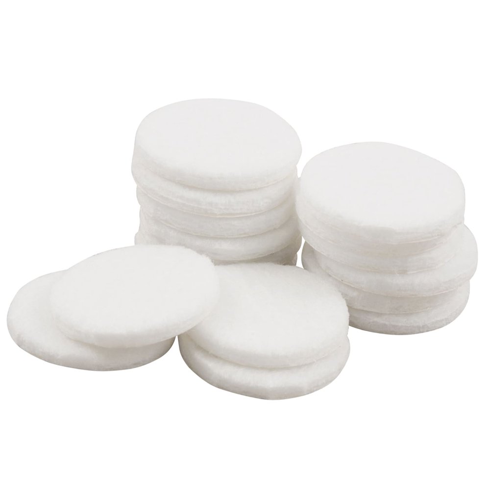 Soft Touch 4708495N 1" Round White Felt Pads 16Piece Set