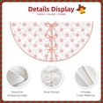 thumbnail image 3 of Fotbe Animal Pink Color Paw Pattern Christmas Tree Skirt, Tree Skirts Plush Christmas Decorations, Christmas Tree Skirts Xmas Decorations Holiday Party Decor-48", 3 of 6