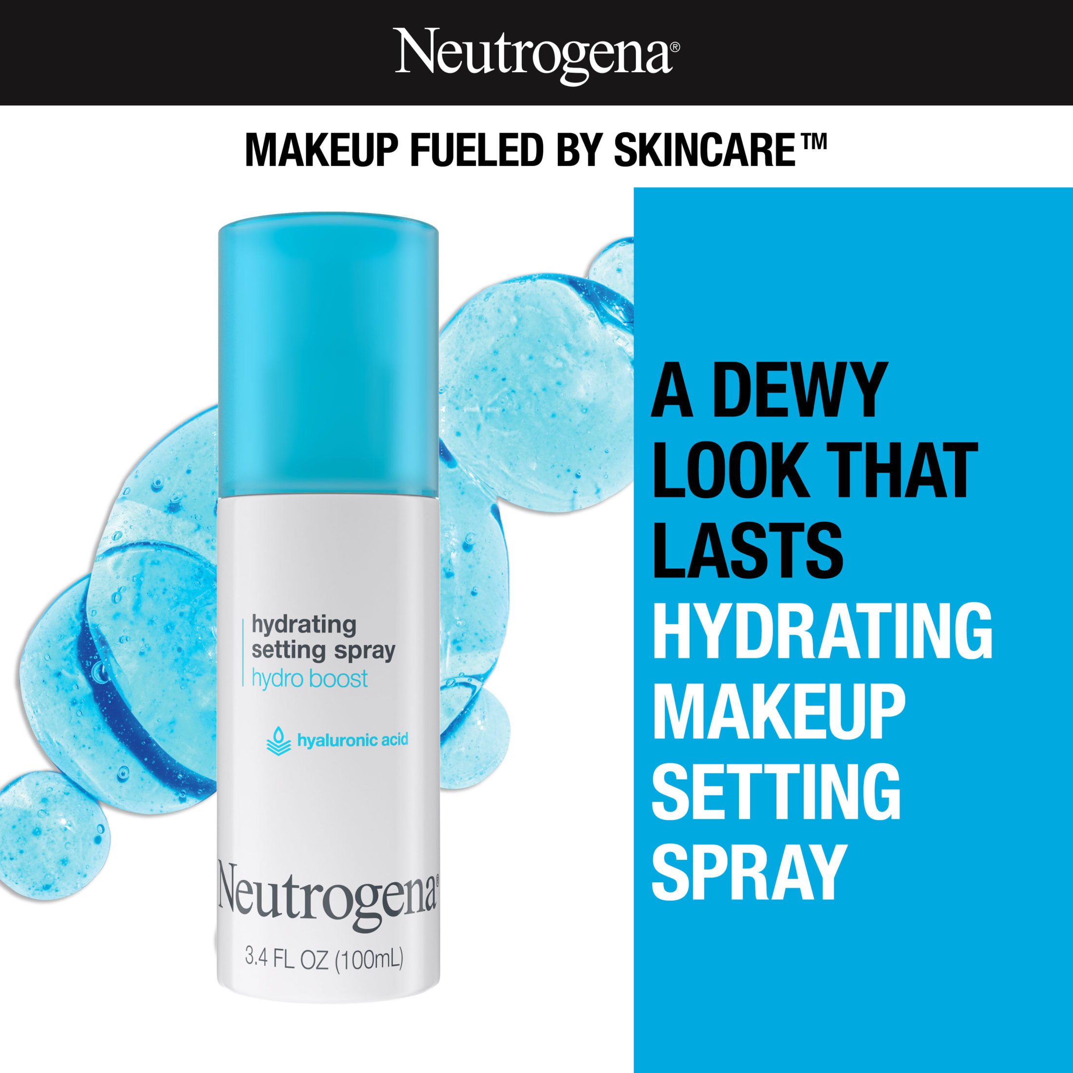 Neutrogena Hydro Boost Makeup Setting Spray 3.4 Fl Oz photo 5