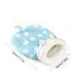 thumbnail image 4 of Semi-Enclosed Pet Sleeping Bag Bed for Cat Puppy, Non-Slip Bottom Warm Cute Pet Bed Blanket, Indoor Soft Plush Cozy Pet Nest, All Season Washable Easy Cleaning, 4 of 6