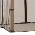 thumbnail image 2 of Sunjoy Replacement Mosquito Netting Panles,Waterproof 4-Panel Screen Walls for 10 x 12 ft Gazebo, Patio & Backyard Protection, 2 of 5