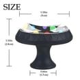 thumbnail image 4 of 4 Pcs Colorful Dots Knobs for Kitchen Cabinet Cupboard Dresser Bookcase Drawer Pulls Handles Round Home Decor, 4 of 7