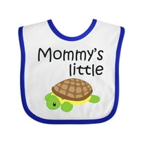 Inktastic Mommy's Little Turtle Boys or Girls Baby Bib