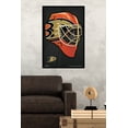 thumbnail image 2 of NHL Anaheim Ducks - Mask 16 Wall Poster, 22.375" x 34", Framed, 2 of 4