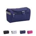 thumbnail image 3 of Neceser de maquillaje portátil para hombre, bolsa de almacenamiento de cosméticos para mochileros, neceser impermeable para oficina y Hotel, Almacenamiento y organización del hogar Rosa roja Injueey  HA3216-04B, 3 of 6