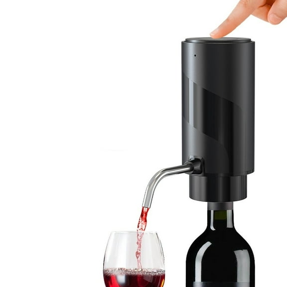 Automatic Wine Aerator Dispenser Rechargeable Electric Wine Decanter Liquor Dispenser Set Bar Party