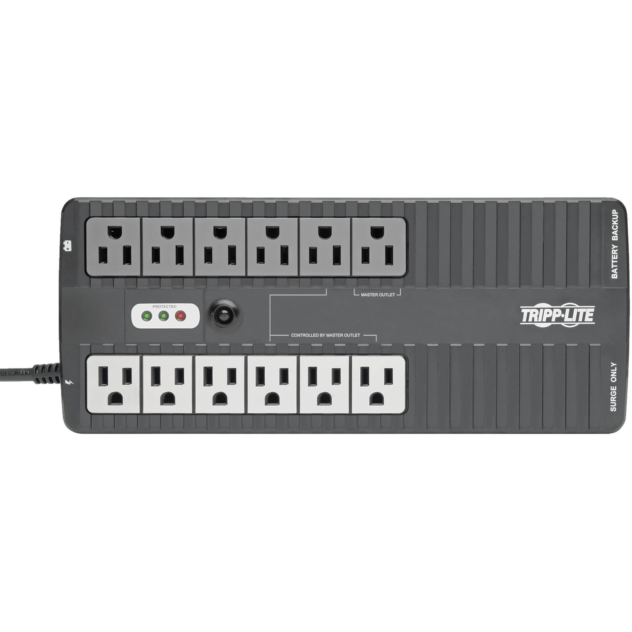 Tripp Lite Eco750ups Green Standby Ups System (output Power Capacity: 750va/450w; 12 Outlets—6 Ups/surge, 2, Surge Only, 4 Eco/surge Outlets)