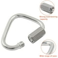 thumbnail image 3 of M3.5 Delta Quick Links Triangle 1/8 Inch,6 Pcs 316 Stainless Steel Triangle Locking Quick Connector, Quick Link Chain Heavy Duty Chain Connector - 330lbs Capacity, 3 of 5