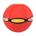 thumbnail image 1 of Magic Bouncing Ball, Magic Flying Saucer, Magic Bouncing Ball, Bouncy Ball, Dual Form Freely Switchable, 2-in-1 Transforming Disc Ball with 6 LED Lights, Interactive Flying Saucer Toy,Box Packed(Red), 1 of 8