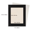 thumbnail image 2 of Minkissy Photo Mats 8 Pcs Picture Frame Mats With Matting For Home Office Display Artwork Photos, 2 of 8