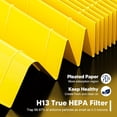 thumbnail image 4 of 2 Pcs Yellow Core 300 Replacement Filter 3 In 1 True HEPA Activated Carbon, 4 of 8