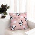 thumbnail image 6 of Honeii Panda Print Throw Pillow, Square Decorative Pillow Forms Soft Fluffy Plump Pillow Decorative Pillow Inserts,Couch Pillows-22"x22", 6 of 7