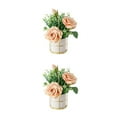 thumbnail image 4 of ZheElen Simulation Flower Set Stunning Floral Display With Minimal Effort Wide Range rose Champagne 2Set, 4 of 6