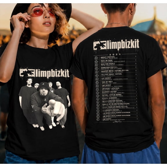 Limp Bizkit 2026 Tour Shirt, Nu Metal Concert Tee, Band Graphic Unisex T-Shirt