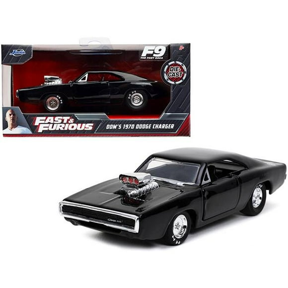 Jada 32215 1-32 Diecast Model Car for Doms 1970 Dodge Charger 500 Black Fast & Furious 9 F9 2021 Movie