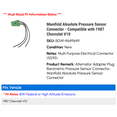 thumbnail image 2 of Manifold Absolute Pressure Sensor Connector - Compatible with 1987 Chevy V10, 2 of 2