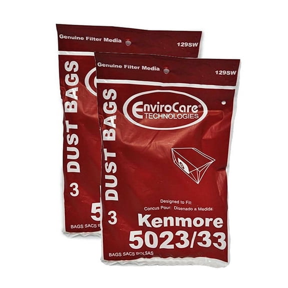 Replacement Part For Kenmore 6 Sears 5023 5033 Type E 02050006000 609196 Canister Vacuum Cleaner Bags