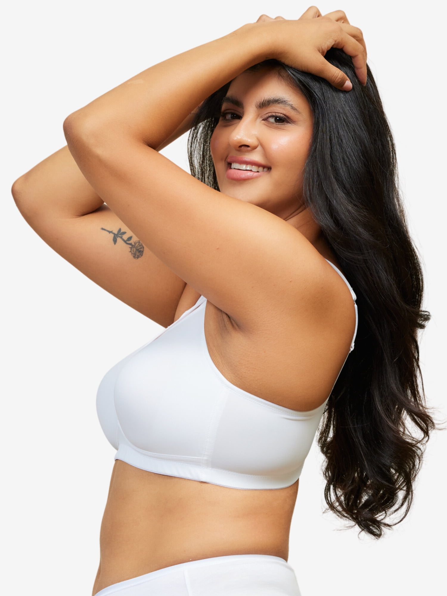 Leading Lady, The Claire, Unpadded Wireless Everyday Bra, Medium Support, Full Coverage, Padded Straps, Smooth Microfiber (Women's & Women's Plus)
