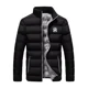 thumbnail image 2 of Chaqueta acolchada de algodón para hombre, Parkas gruesas y cálidas con cuello levantado, estilo deportivo informal, tendencia juvenil, Otoño e Invierno, 2 of 4